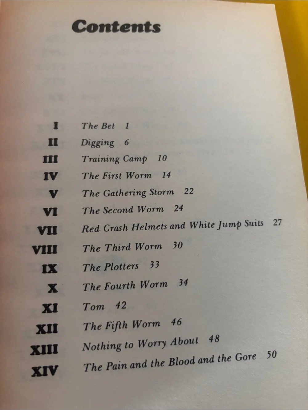 How to Eat Fried Worms by Thomas Rockwell - Yellow Cover